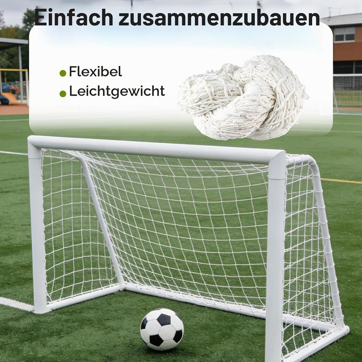 Fussballnetz Tornetz für Fussballtraining &amp; Sportspiel, Ersatznetz für Fussballtor in Verschiedenen