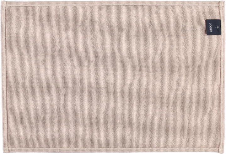Joop! Badteppich New Cornflower 60 x 90 cm Farbe Sand 100% Baumwolle Florhöhe 6 mm Form eckig edle O