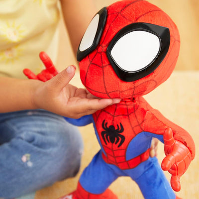 Marvel Spidey und Seine Super-Freunde Tanz- & Krabbelspass Spidey, interaktives Plüschspielzeug mit