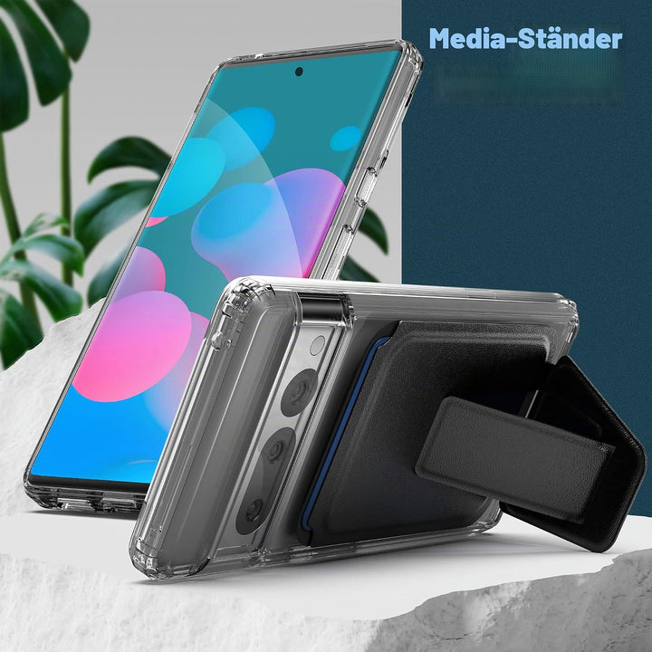 ENCASED Magnetische Brieftasche entworfen für Google Pixel 7 Pro Hülle mit Kartenhalter (kompatibel