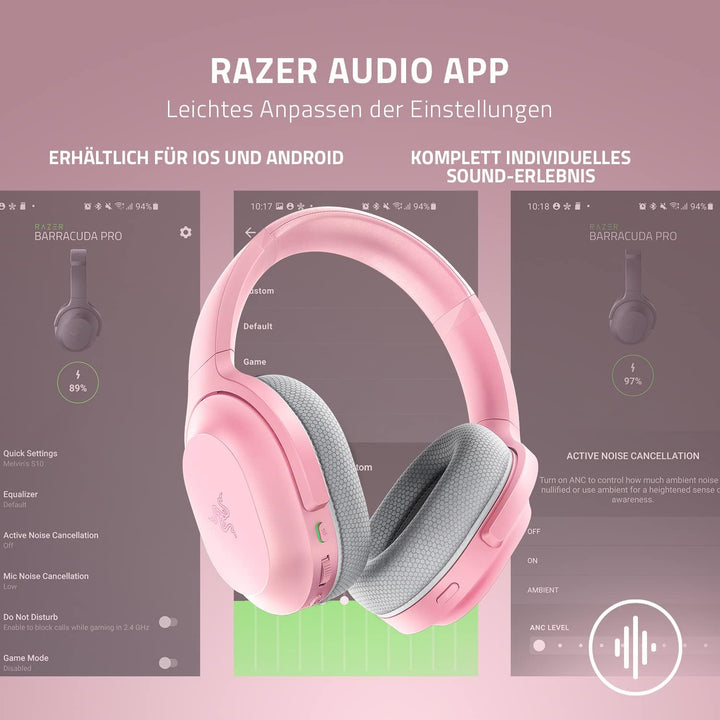Razer Barracuda - Kabelloses Multiplattform-Headset für Gaming und Mobile Geräte (SmartSwitch Dual W