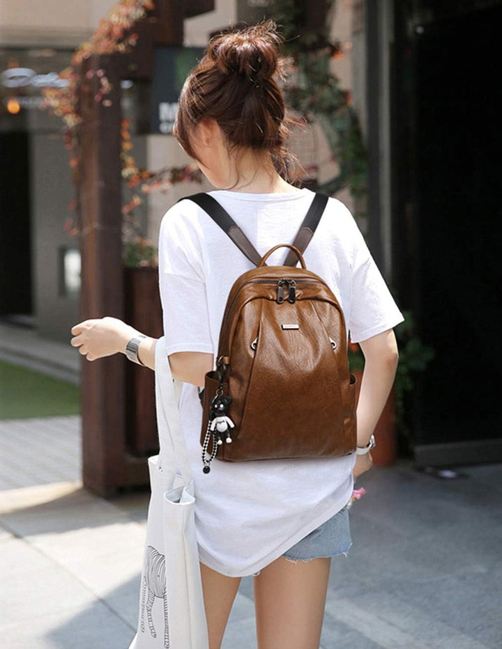 BUKESIYI Damen Tasche Rucksack Handtasche Frauen Backpack Klein Anti Diebstahl Schulrucksack Laptop
