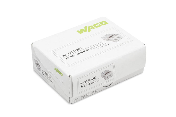 Original WAGO 221 Verbindungsklemmen Set mit Hebel 221-412, 221-413, 221-415 | 75 Stück Kabelverbind