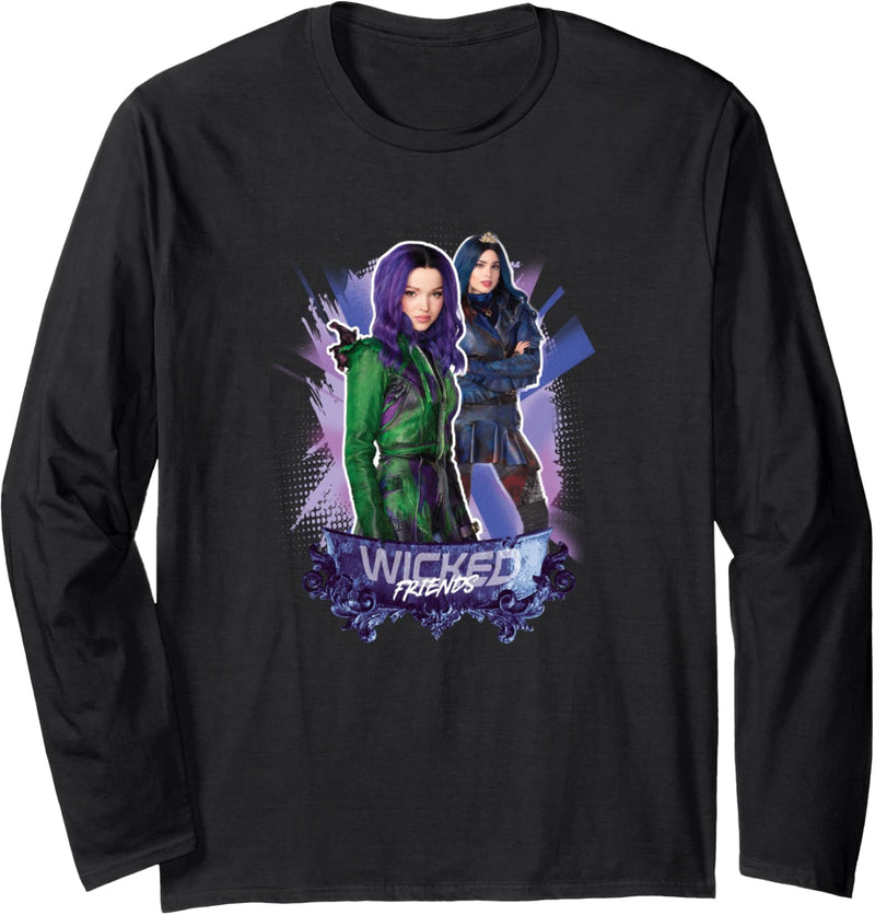 Disney Descendants 3 Mal and Evie Wicked Friends Langarmshirt