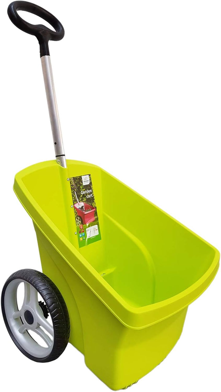 Schubkarre Gartenschubkarre 67 Liter Gartenkarre Transportkarre Gartentrolly Handwagen Laubkarre (gr