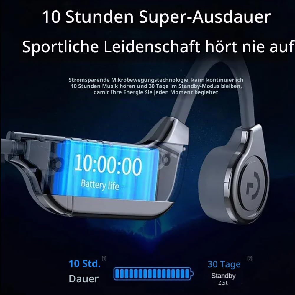 Open Ear wasserdichte Kopfhörer Schwimmen 32G Speicher 10 Stunden Musikgenuss Surround-Sound ACA-Res