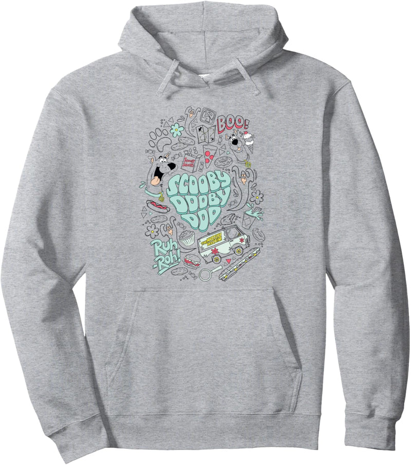 Scooby-Doo Scooby Doo Icon Collage Pullover Hoodie