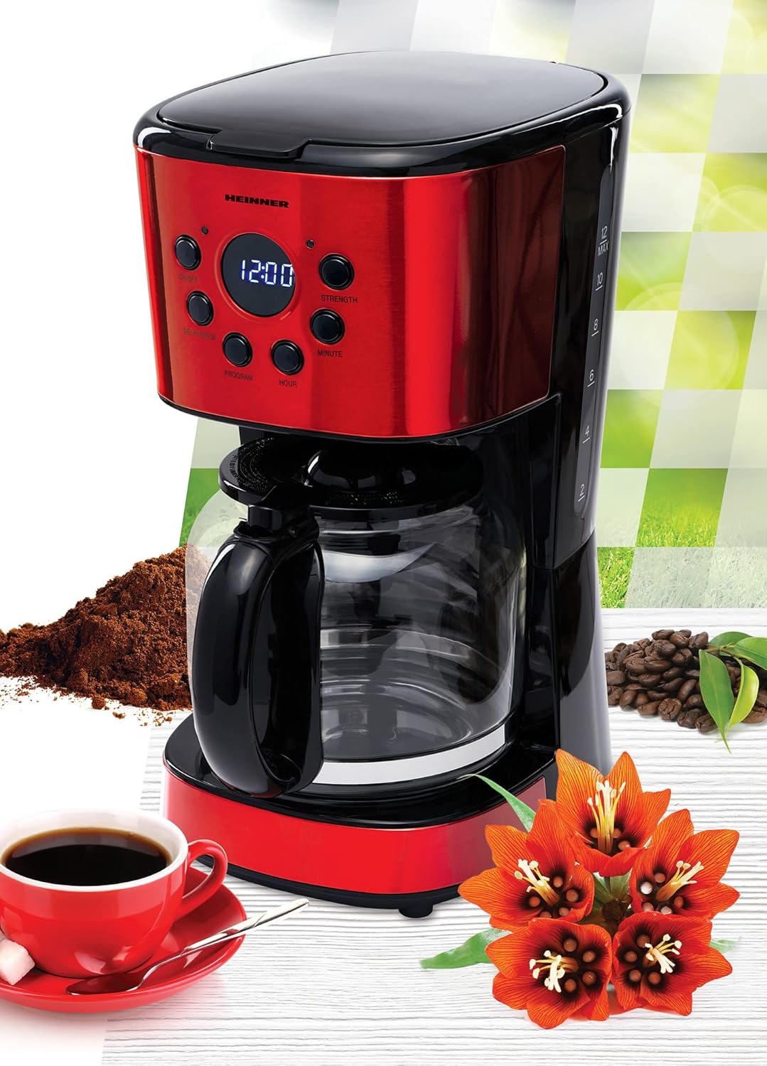 Coffee maker Heinner Morning Passion HCM-1500RDIX