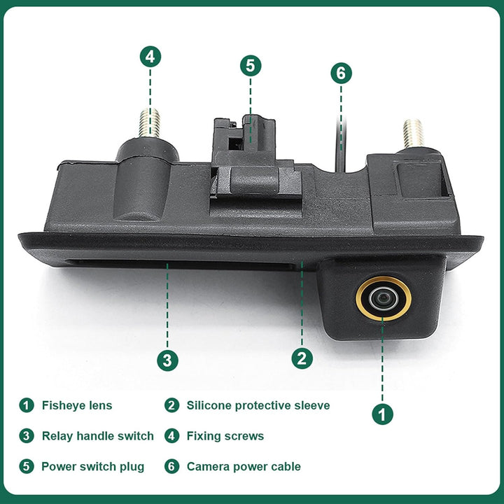 HD 1080P Auto Rückfahrkamera für Audi A4L A5 A3 Q3 Q5 RS6 für VW Passat Tiguan Jetta Sharan Lavida S