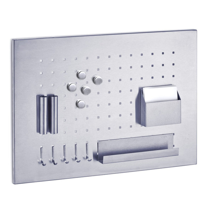 Zeller Memoboard, Edelstahl, Silber, 50 x 35 x 1.5 cm, 11125 Single, Single
