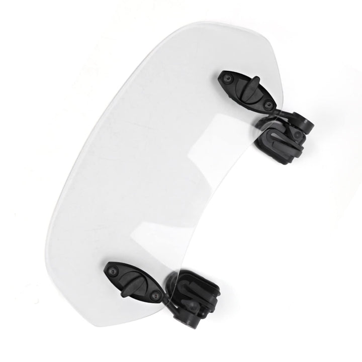 KIMISS Motorrad Windschutzscheibenverlängerung, Universal Motorcycle Adjustable Clip On Windschutzsc