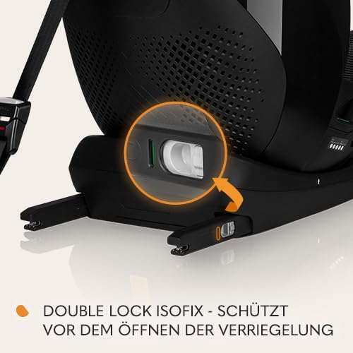 LIONELO LAVENDER I-SIZE Kinderautositz von 76 bis 150 cm konform mit R129 i-Size Standard, ISOFIX Mo