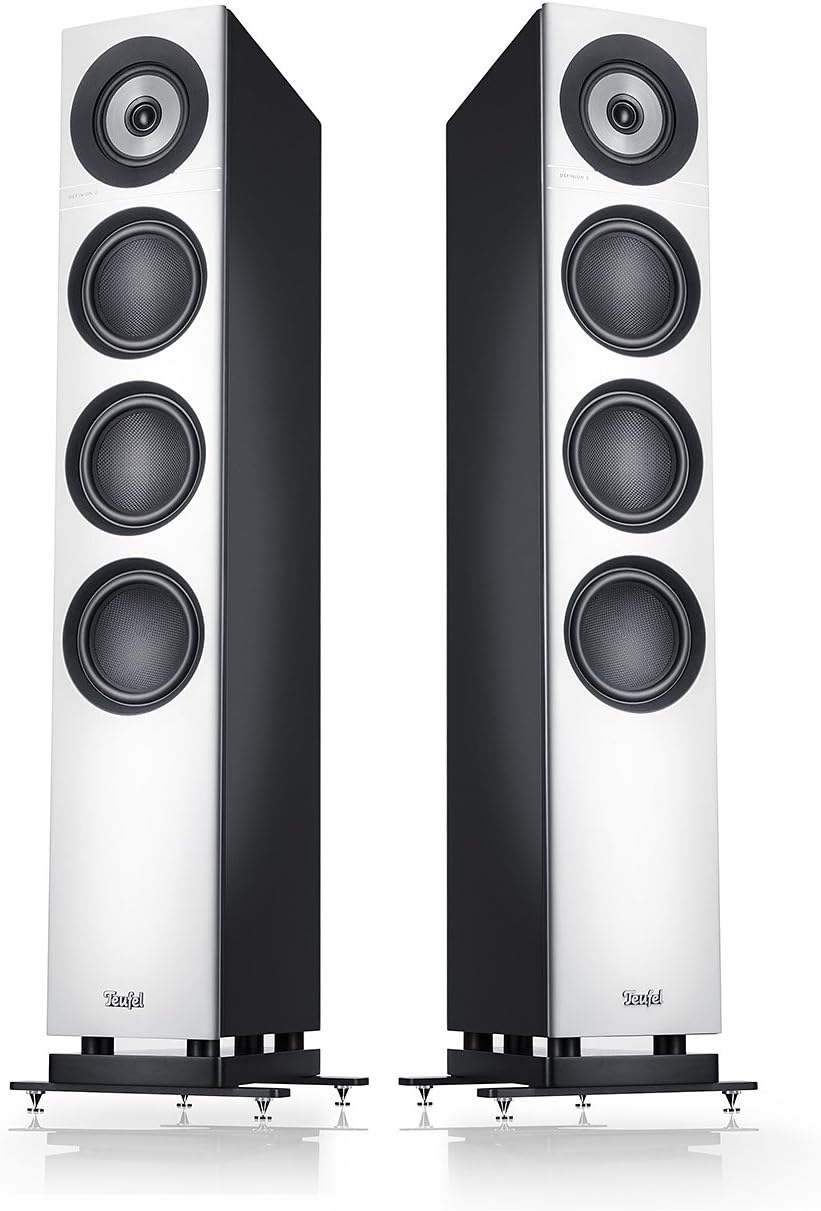 Teufel DEFINION 3 HiFi Standautsprecher Paar - High-End-Stereo-Lautsprecher in 3-Wege-Technologie mi