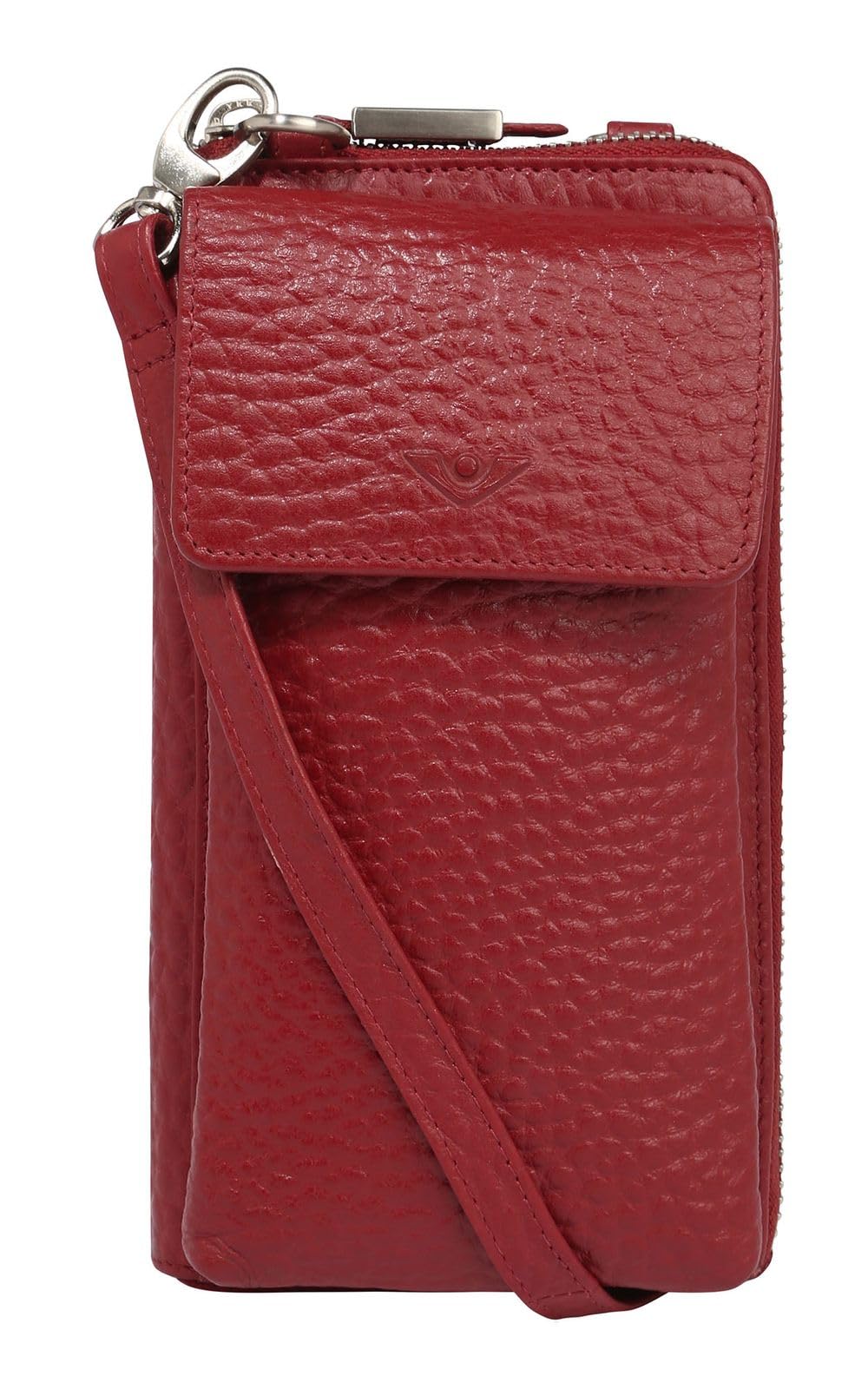 Voi Bonita Handytasche RFID Leder 16 cm Granat, Granat
