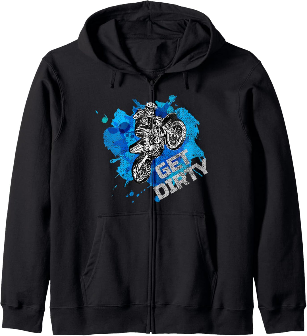 Holen Sie sich Dirty Offroad Biking Dirt Bike Motorrad Kapuzenjacke