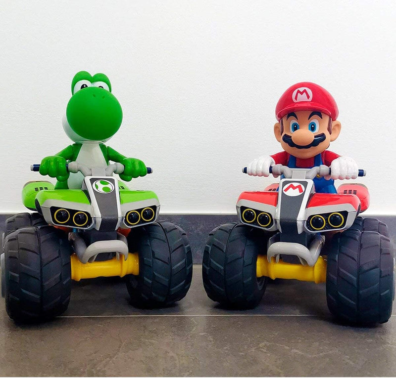 Carrera RC Mario Kart Yoshi Quad I Ferngesteuertes Quad Für Kinder und Erwachsene, Jungs & Mädchen I