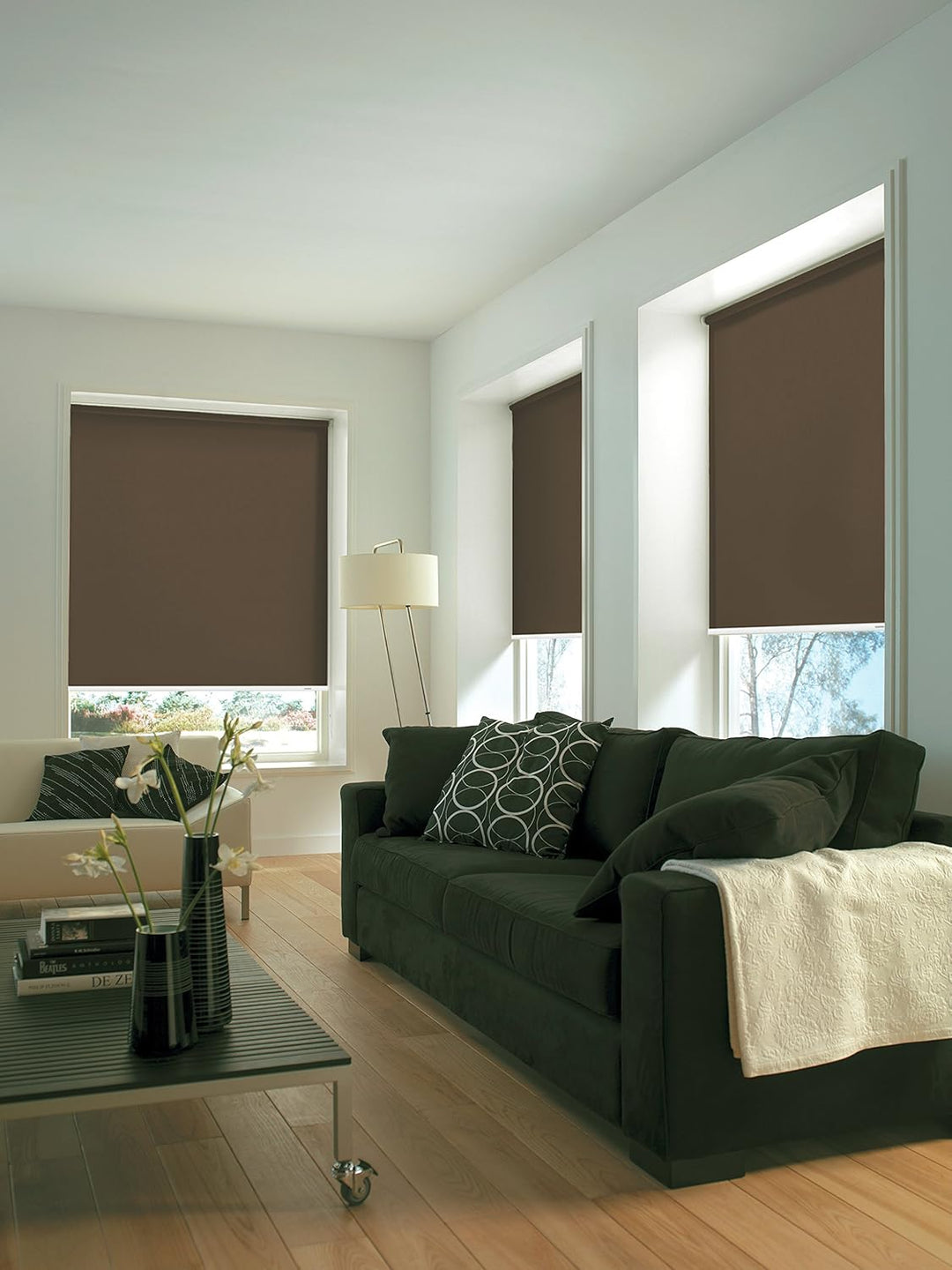 GARDINIA Seitenzug-Rollo, Decken-, Wand- oder Nischenmontage, Lichtdurchlässig, Blickdicht, Alle Mon