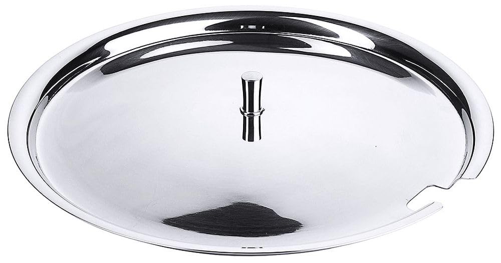 Contacto Deckel mit Löffelausschnitt für Suppenterrine 4000ml Ø23cm Edelstahl 18/10, hochglänzend, s