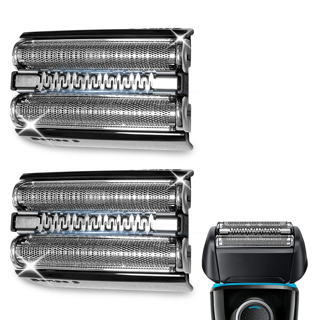 2 Pack 52B Ersatz Rasierkopf Kompatibel mit Braun Series 5 elektrischer Kopf Rasiermaschine, kompati