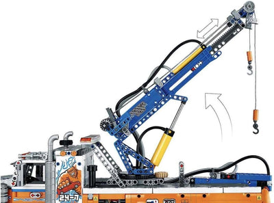 LEGO 42128 Technic Schwerlast-Abschleppwagen, Modellbauset, Technik für Kinder, Kran-Spielzeug, Gesc