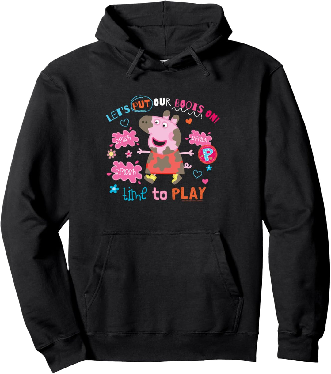 Peppa Pig Boots On To Play Pullover Hoodie