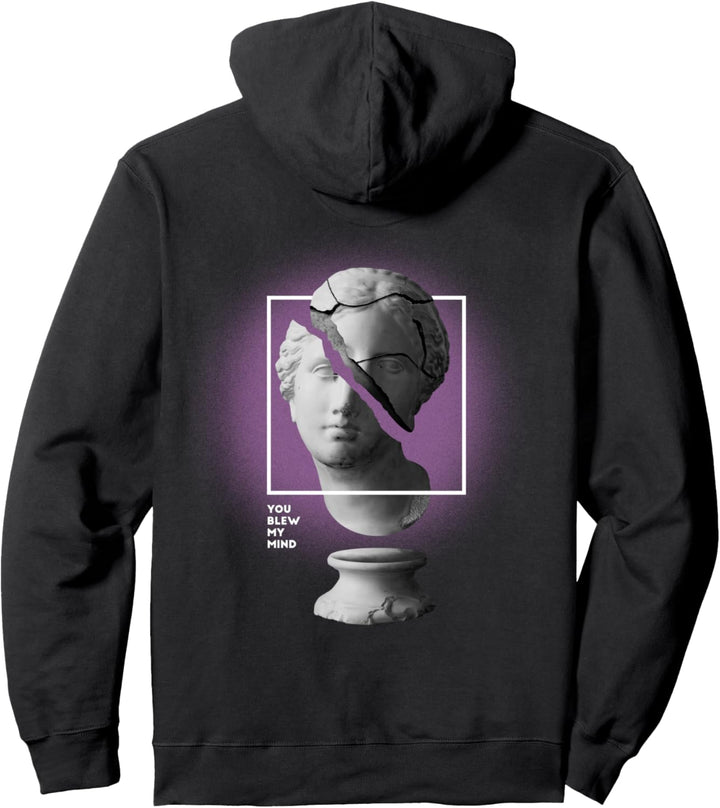 Backprint: Techno Musik Outfit oder EDM Party Raver Festival Pullover Hoodie