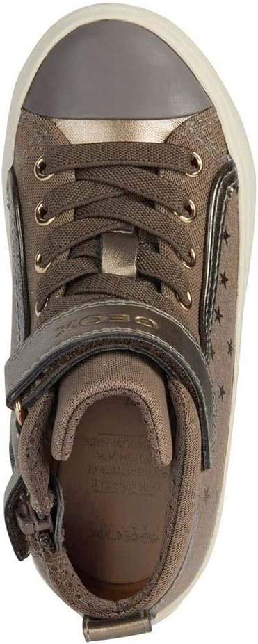 Geox Mädchen J Kalispera Girl I Sneakers 24 EU Smoke Grey, 24 EU Smoke Grey