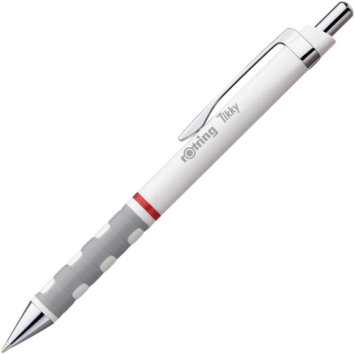 rOtring Tikky-Kugelschreiber | blaue Tinte | mittlere Spitze (1,0 mm) | weisserSchaft | federleicht