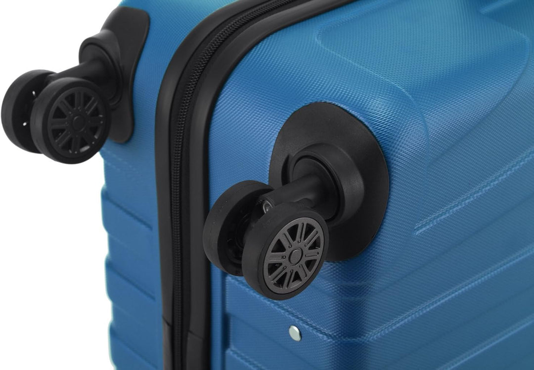 suitline 3er Koffer-Set Trolley-Set Rollkoffer Hartschalen-Koffer Reisekoffer, TSA, (55 cm, 66 cm, 7