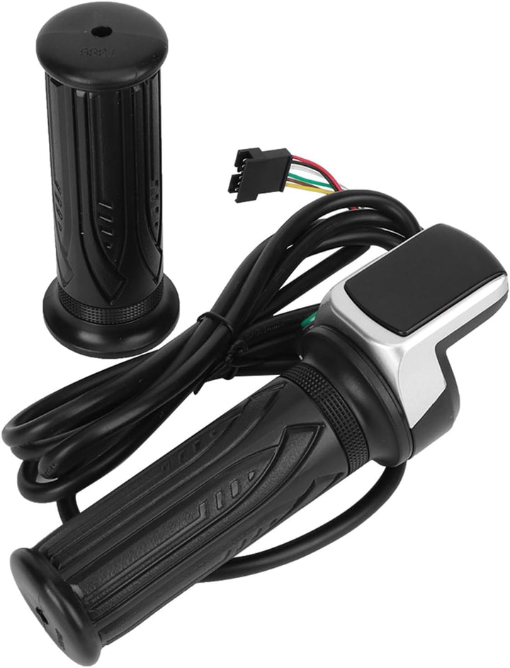 Demeras Geschwindigkeit der Gasgriffsteuerung LCD Elektrische Mengenanzeige Drehzahlregelung E-Bike(