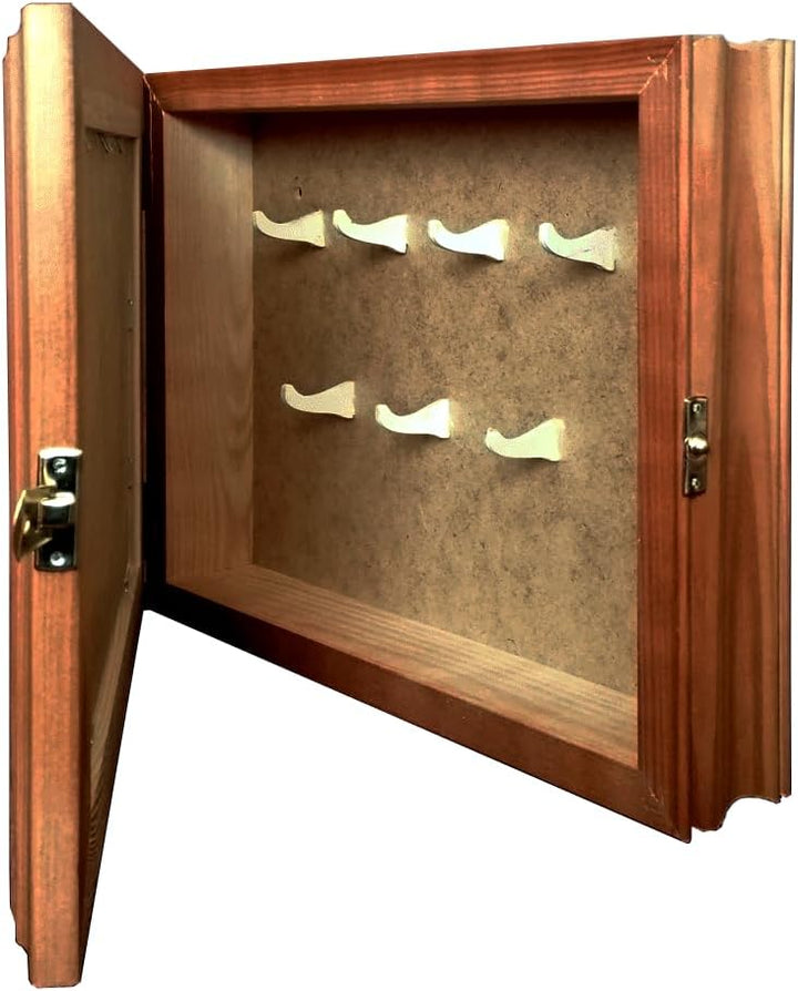 Schlüsselkasten aus Holz Hängeschrank mit Schlüsselbrett Wandorganizer für Schlüsselaufbewahrungm Sc