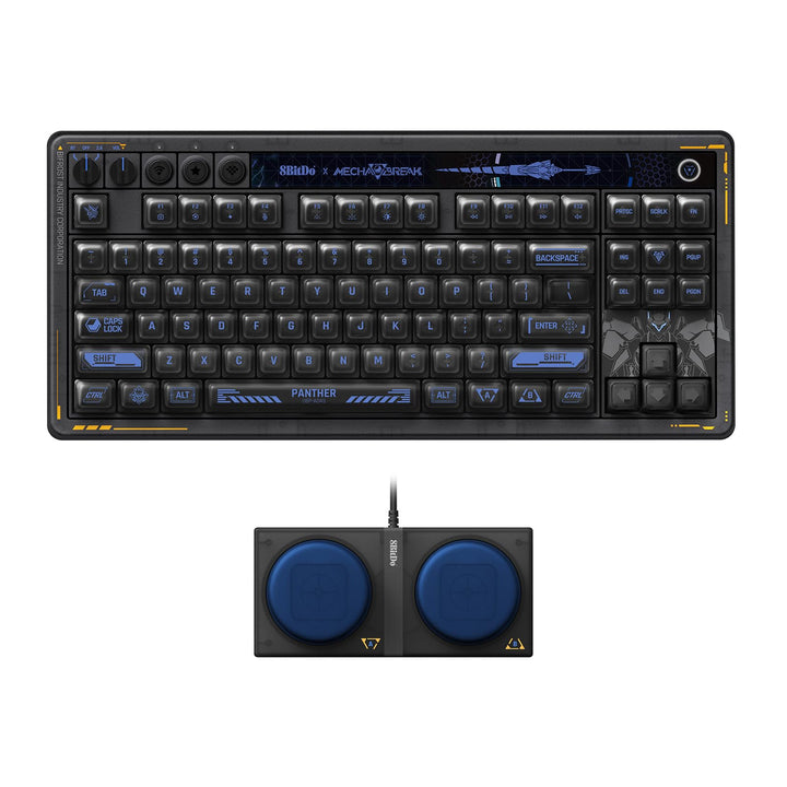 8Bitdo Retro 87 Mechanical Keyboard with Hot-Swappable Kailh Switches, RGB Backlight, Programmable B