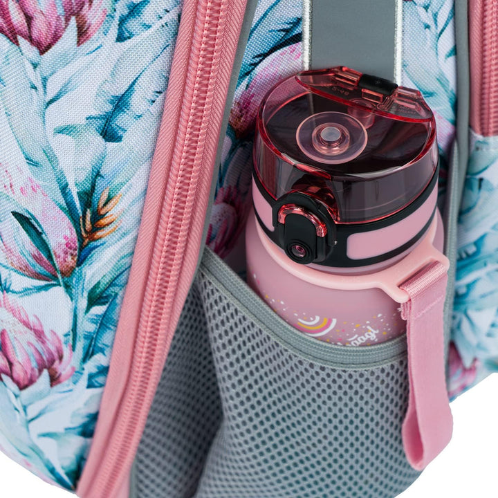 Baagl Schulranzen Mädchen Set 5 Teilig, Shelly Hartschalen Schultasche ab 1. Klasse, Ergonomische Gr