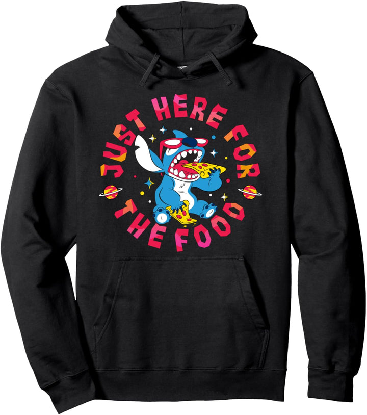 Disney Lilo & Stitch Just Here For The Food Pullover Hoodie