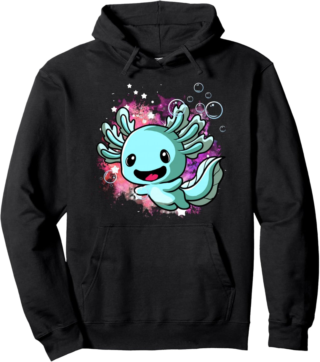 Axolotl Salamander Lurch Molch Amphibie - Süsses Axolotl Pullover Hoodie