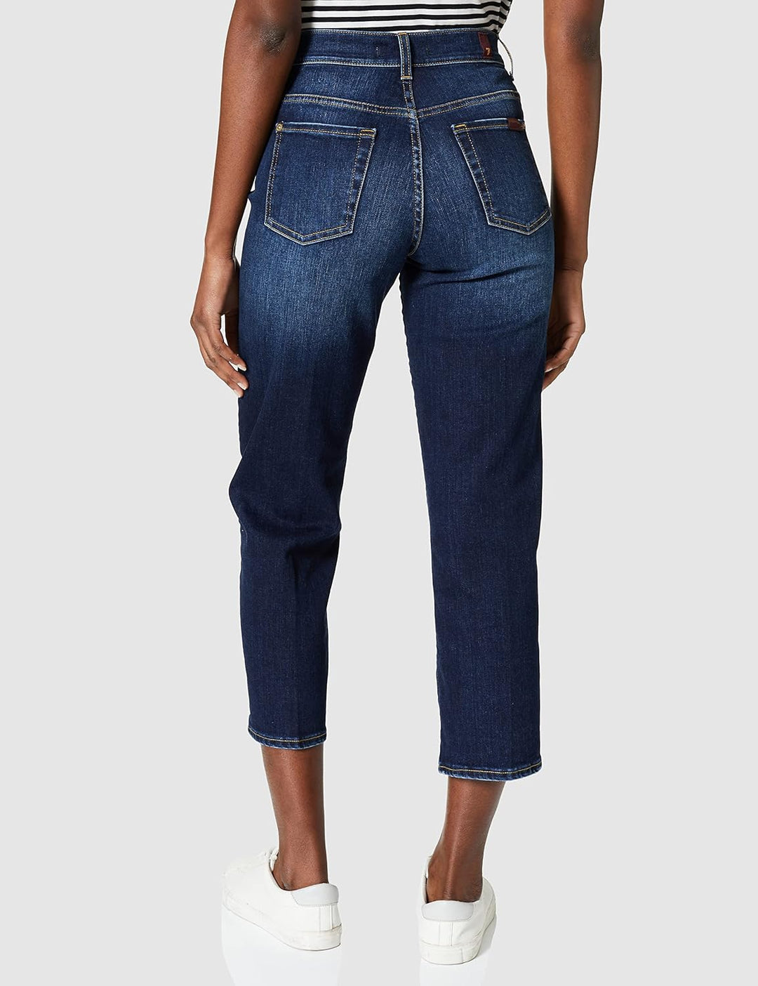 7 For All Mankind Damen Jeans 23W Dark Blue, 23W Dark Blue