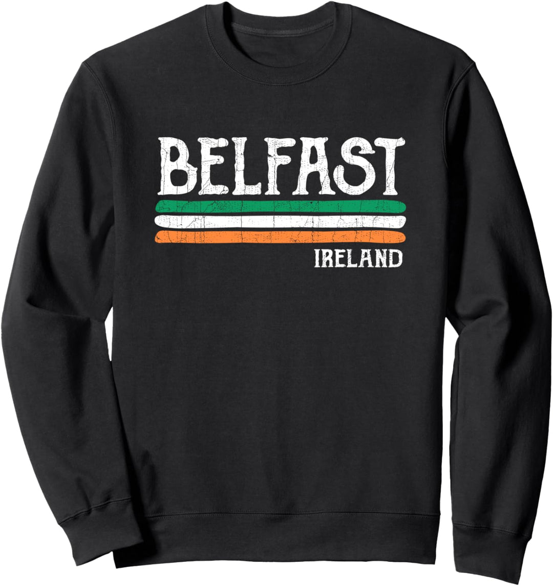 Vintage Belfast Irland Irisch Sweatshirt