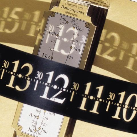 Die Digital-Sonnenuhr: Kartonbausatz für eine Sonnenuhr, welche die Uhrzeit mittels von der Sonne pr