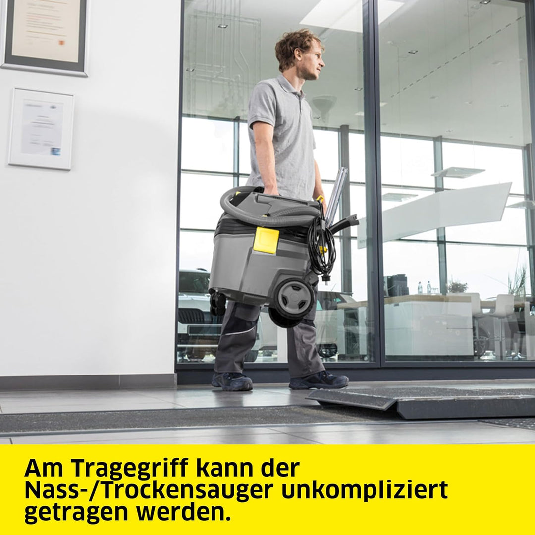 Kärcher NT 30/1 Ap L Nass- & Trockensauger, kompakt und hochwertig mit 1.380 W und 30 l Behälterinha
