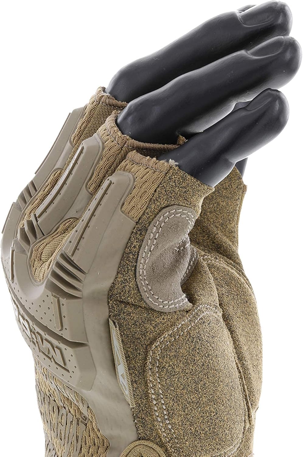 Mechanix M-Pact Coyote Fingerlose Taktische Arbeit Handschuhe, Grösse: L, Braun L Single, L Single