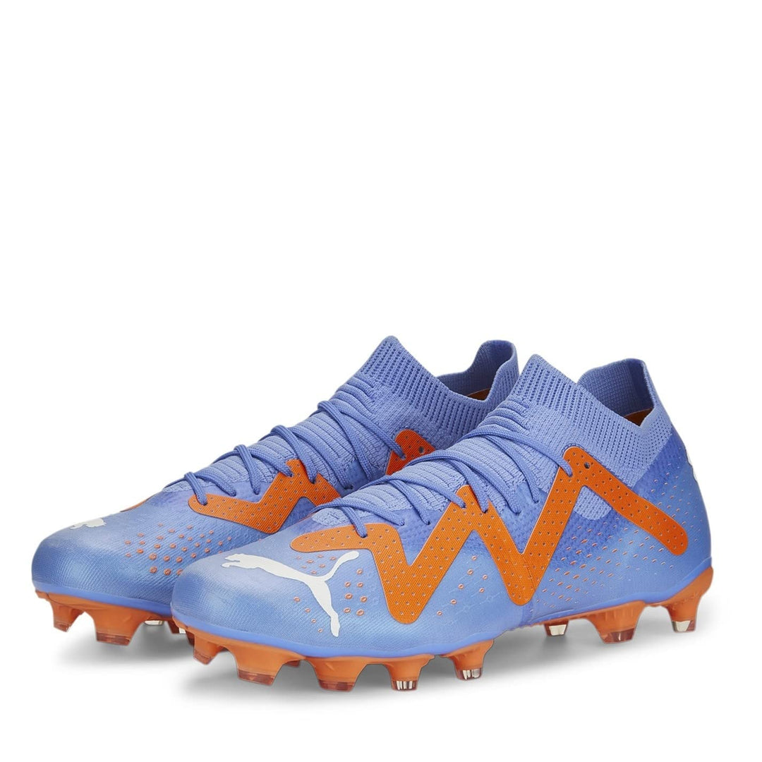 PUMA Damen Future Match Fg/Ag Wn'sFussballschuh 30 EU Blue Glimmer Puma White Ultra Orange, 30 EU Bl