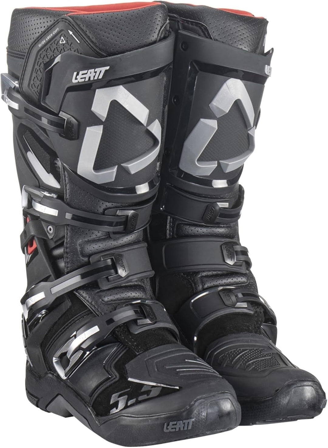Leatt 5.5 Motorradstiefel 40.5 EU Schwarz, 40.5 EU Schwarz