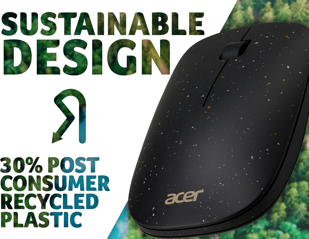 Acer Vero Maus AMR020 - Maus kabellos (2.4GHz Funkmaus, 1200 DPI, Smart-Power-Management, ergonomisc