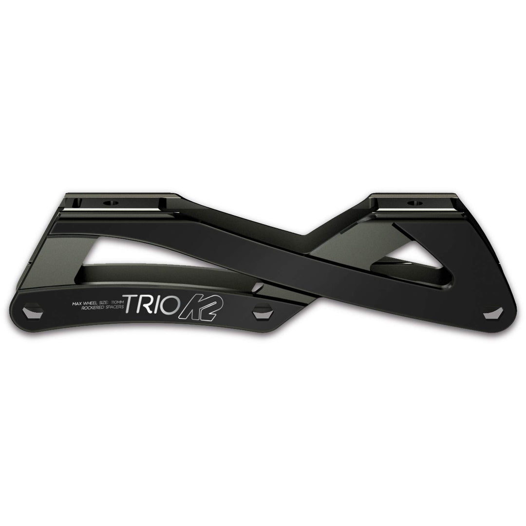 K2 Trio 110 Frame Kit Inline Skates Rahmen 250mm Schwarz, 250mm Schwarz