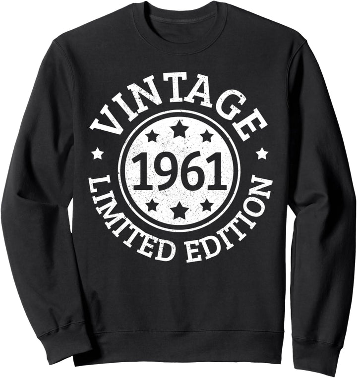 60. Geburtstag Geschenk Lustig Vintage 1961 Limited Edition Sweatshirt