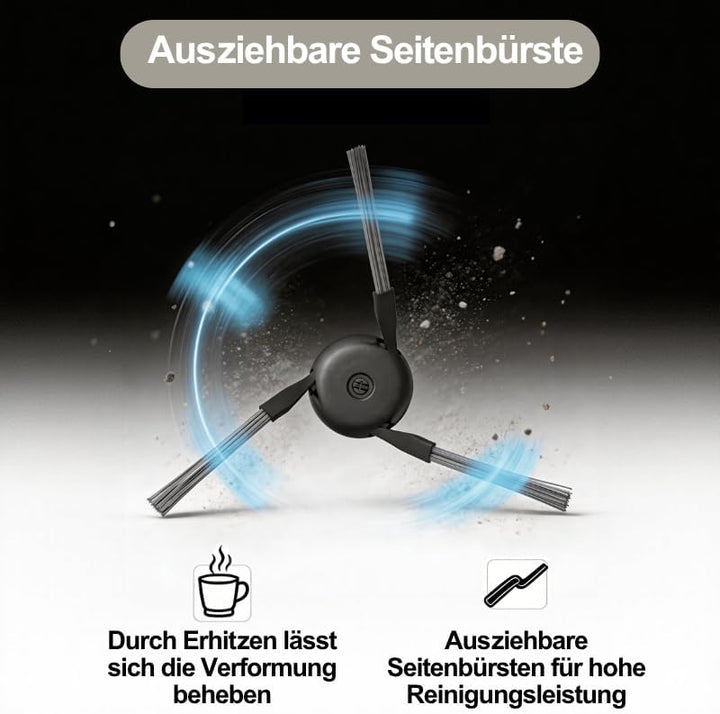 Zubehör für Dreame D20 Pro Plus,2 Hauptbürsten,3 Wischpads,3 Filter hepa,3 Seitenbürsten,3 Staubbeut