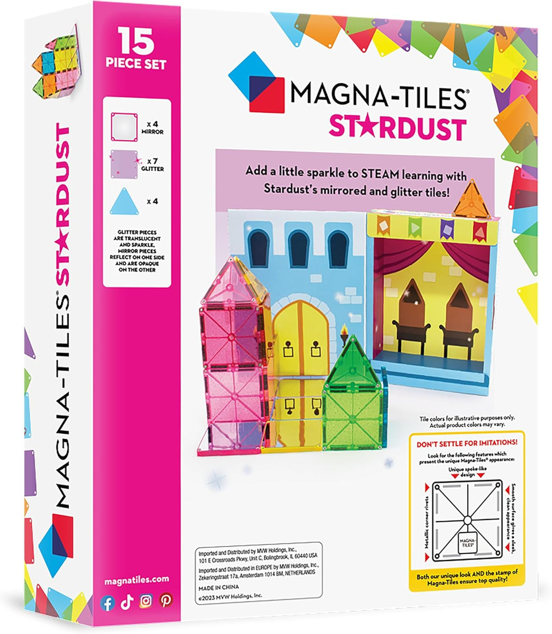 Magna-Tiles 18915 Kits, One Size, Multicolor