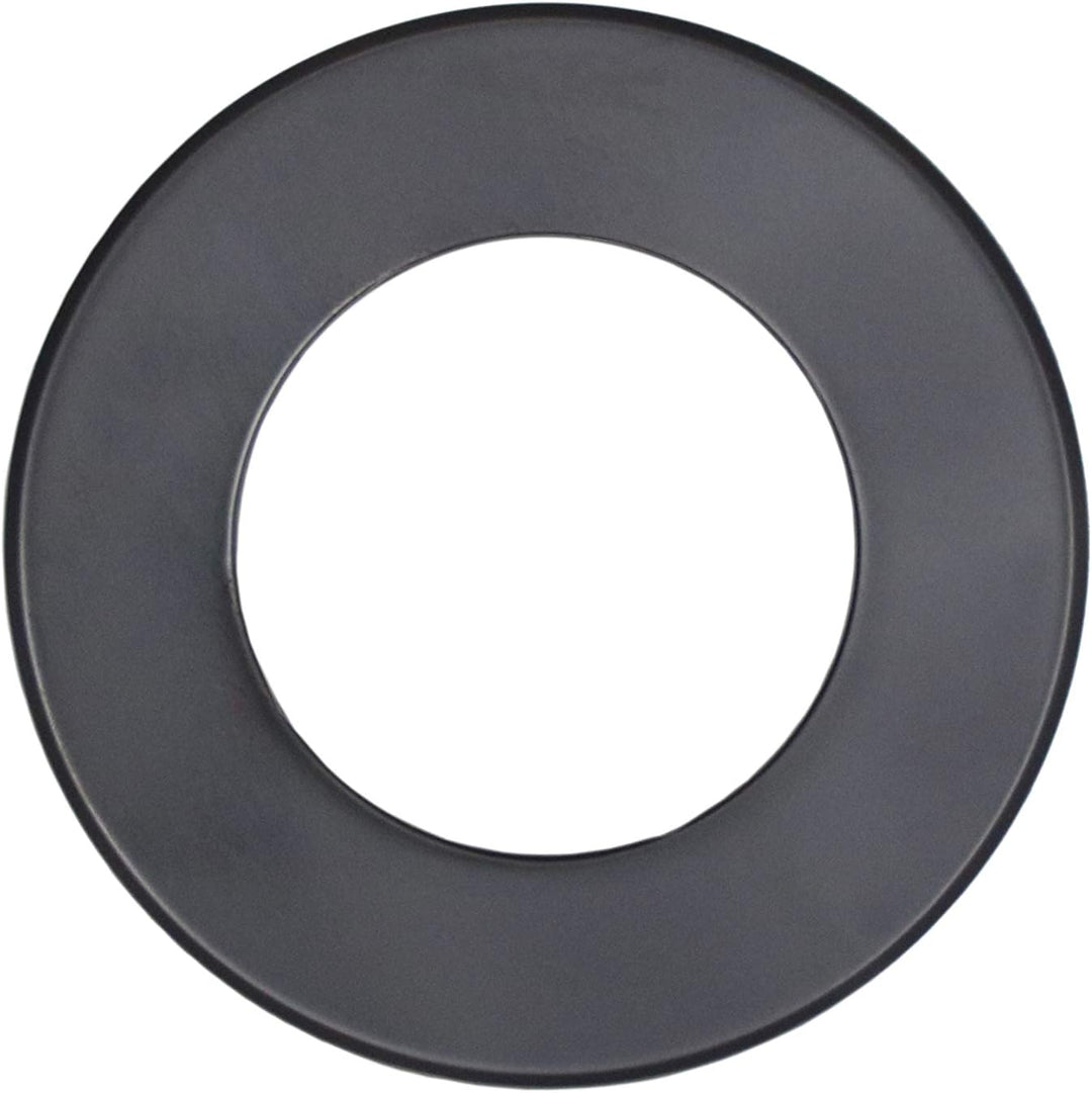 LANZZAS Ofenrohr Wandrosette mit 50 mm Rand, im Durchmesser, DN Ø 150 mm, Farbe: gussgrau - weitere
