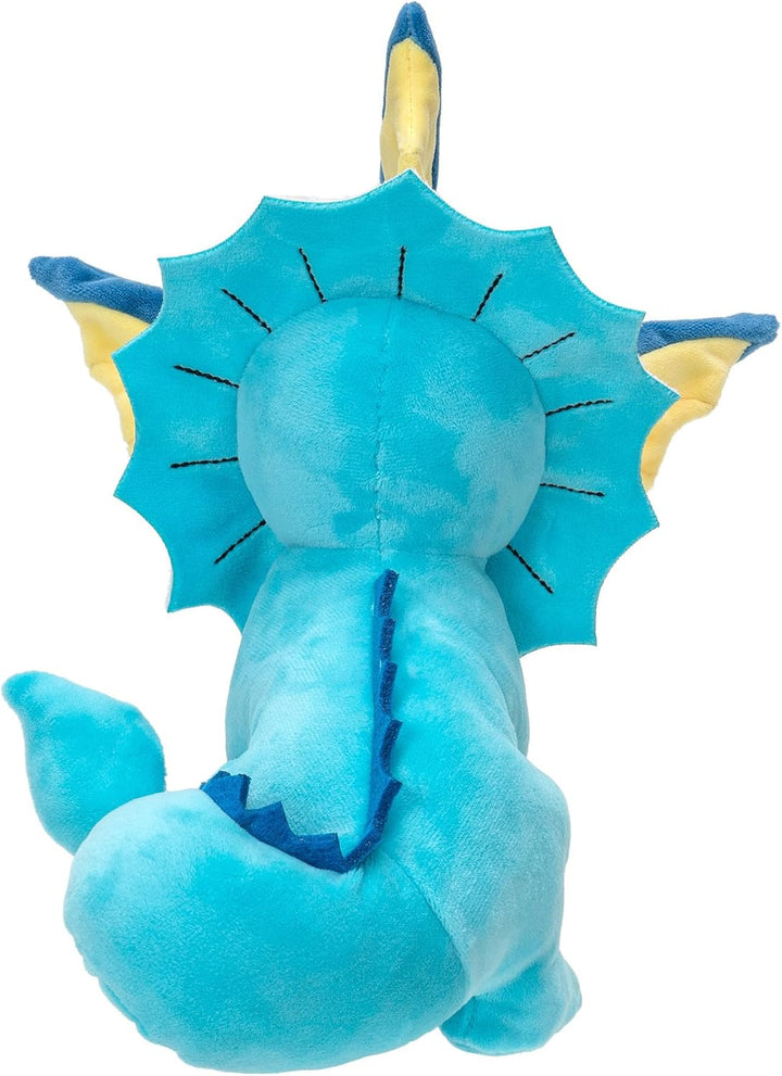 Pokémon PKW3081-20cm Plüsch - Aquana, offizielles Plüsch Vaporeon, Vaporeon