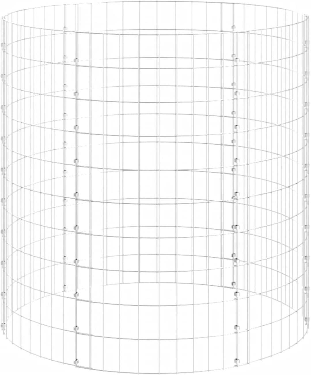 Gartenkomposter Ø100x100 cm Verzinkter Stahl Rasen, Garten Model3115944 1 Stück Ø 100 x 100 cm, 1 St